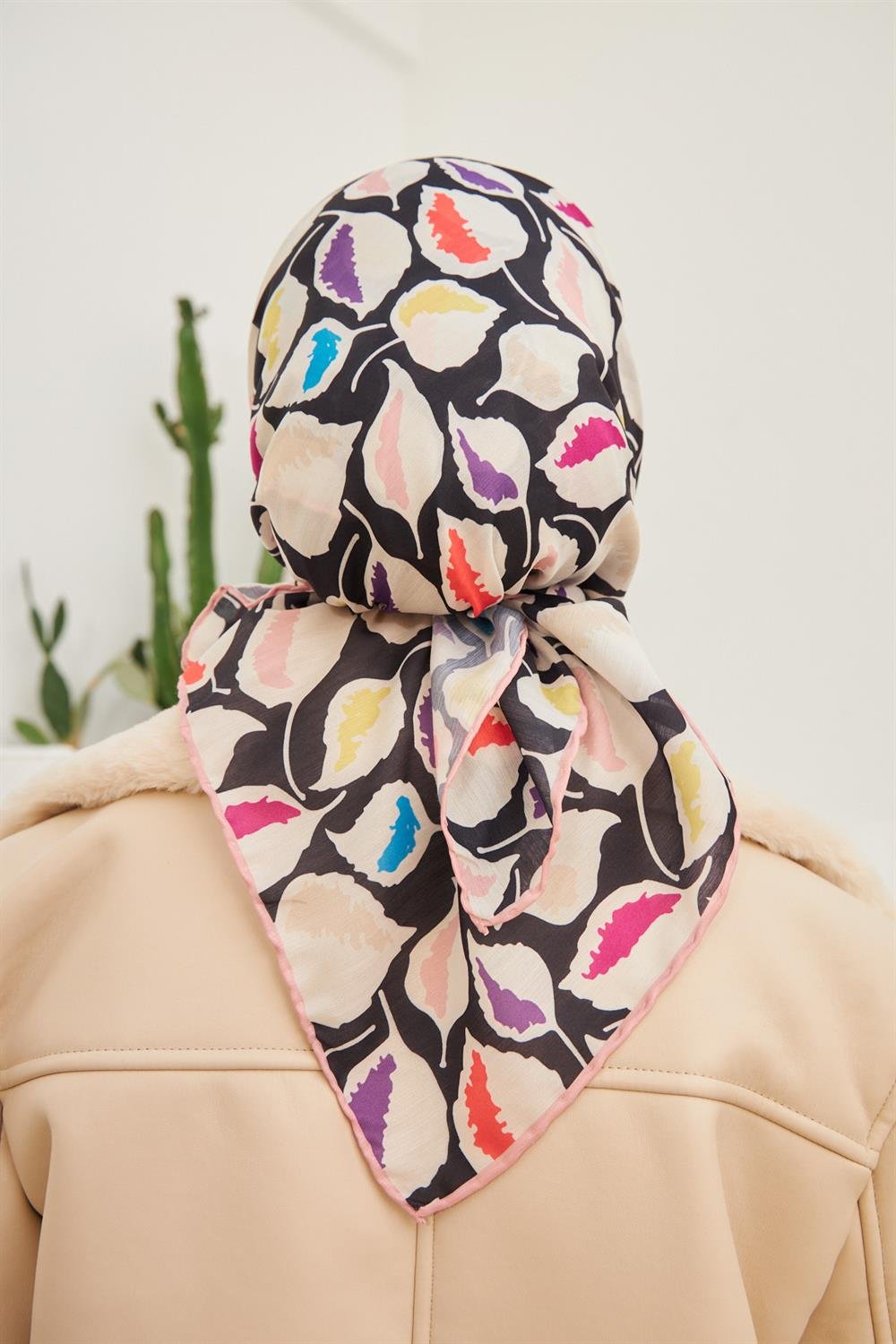 Pamuk Eşarp - İpekhan Lupin Modeli  - SEIHE1110-15