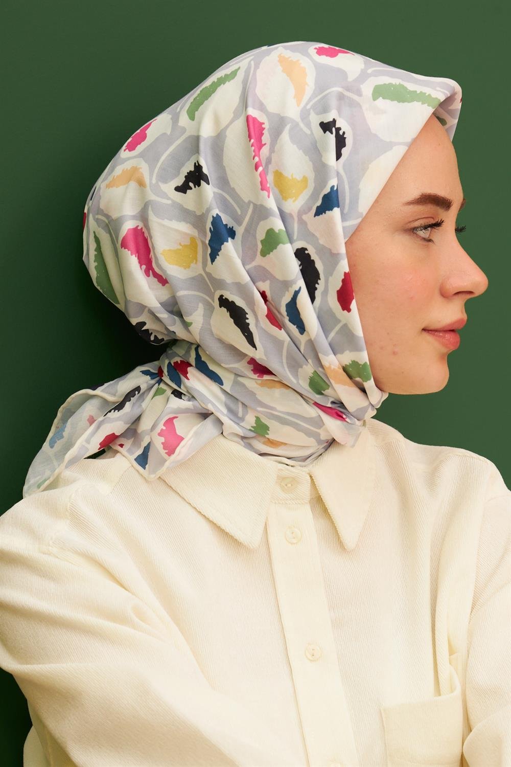 Pamuk Eşarp - İpekhan Lupin Modeli  - SEIHE1110-03