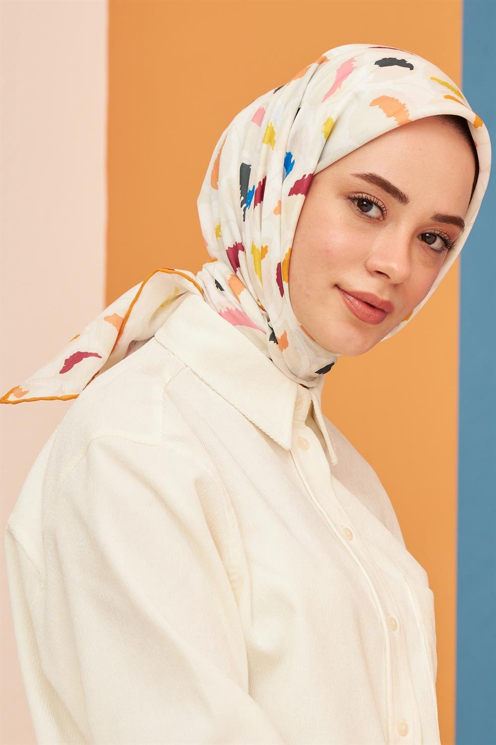 Pamuk Eşarp - İpekhan Lupin Modeli  - SEIHE1110-01