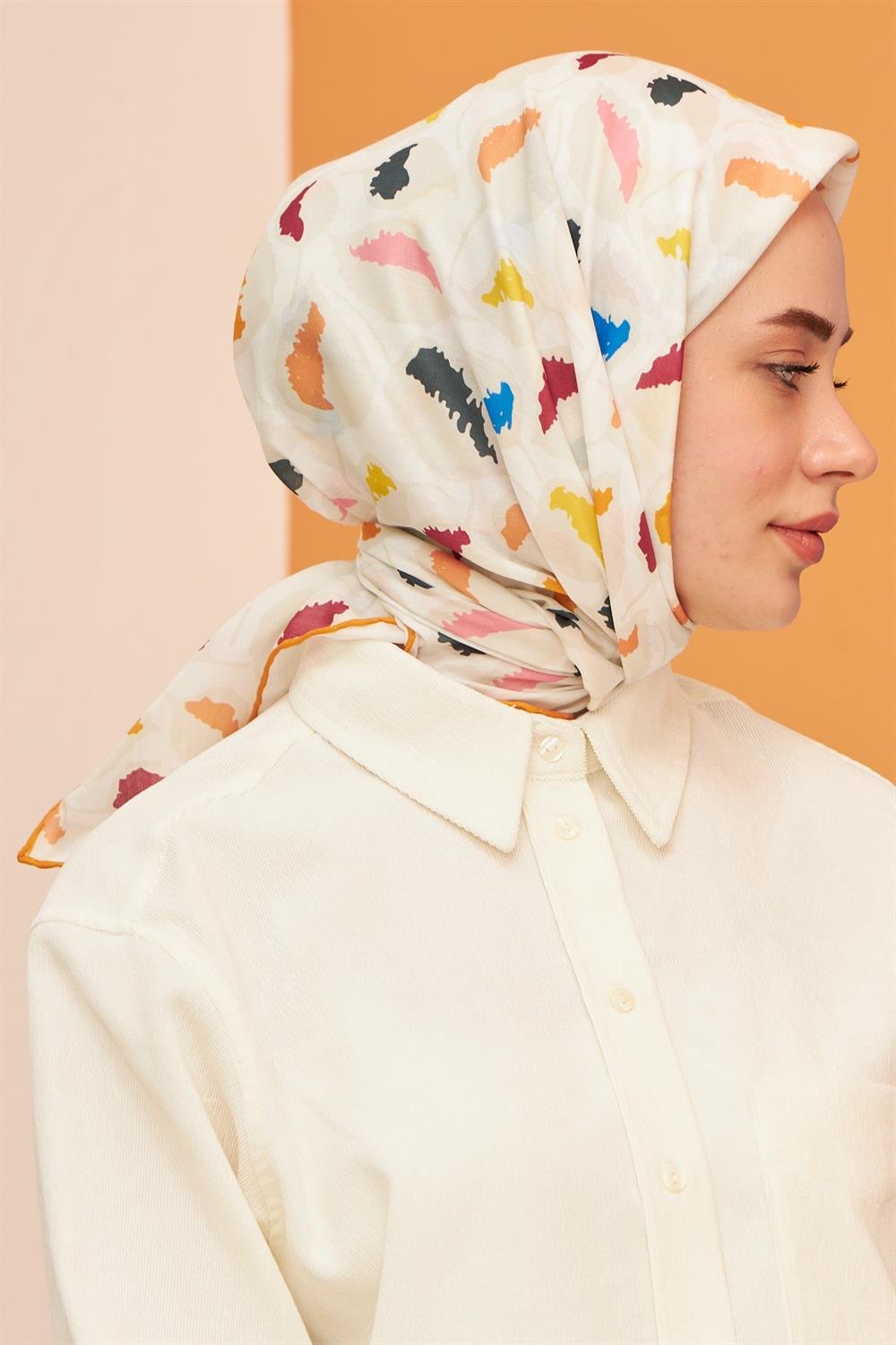 Pamuk Eşarp - İpekhan Lupin Modeli  - SEIHE1110-01