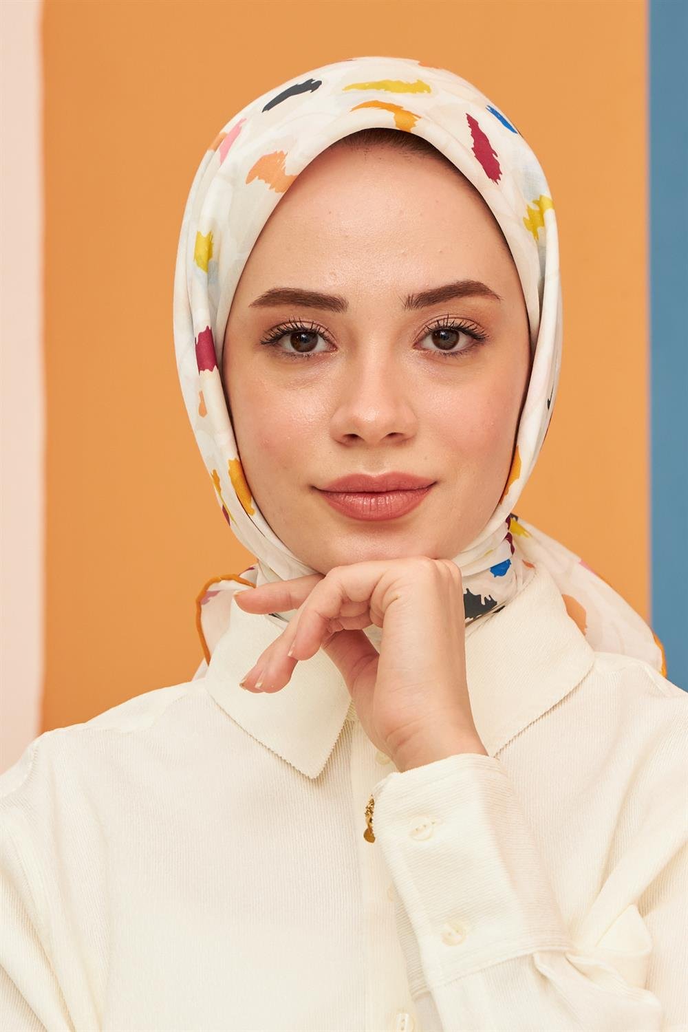 Pamuk Eşarp - İpekhan Lupin Modeli  - SEIHE1110-01