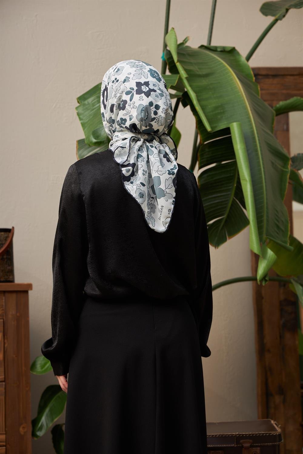 Pamuk Eşarp - İpekhan Nergis Modeli  - SEIHE1092-12