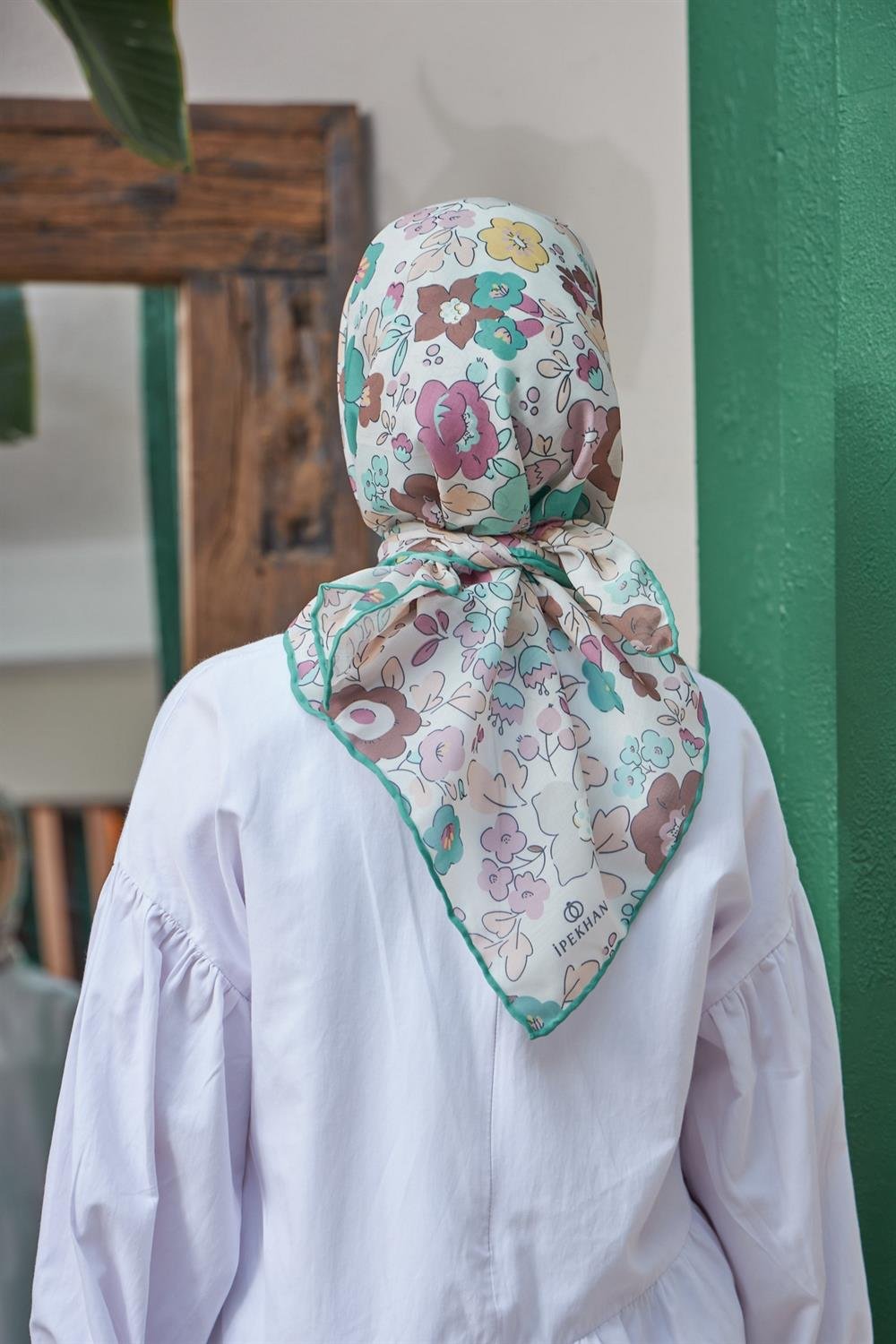 Pamuk Eşarp - İpekhan Nergis Modeli  - SEIHE1092-09