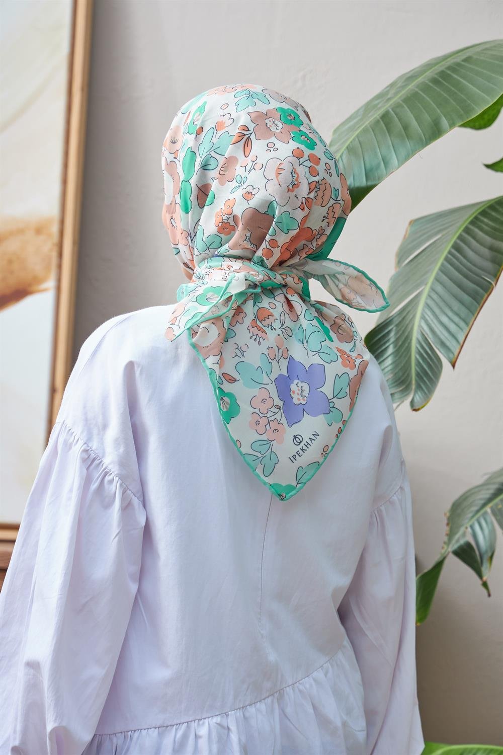 Pamuk Eşarp - İpekhan Nergis Modeli  - SEIHE1092-05