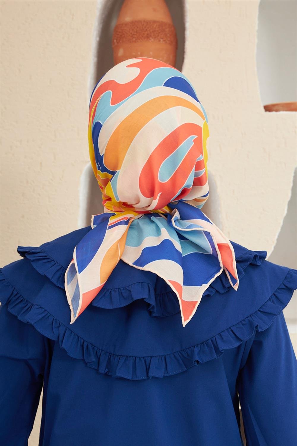 Pamuk Eşarp - İpekhan Yeni Twist Modeli  - SEIHE1133-06