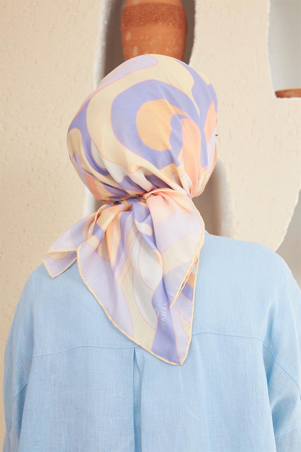 Pamuk Eşarp - İpekhan Yeni Twist Modeli  - SEIHE1133-08