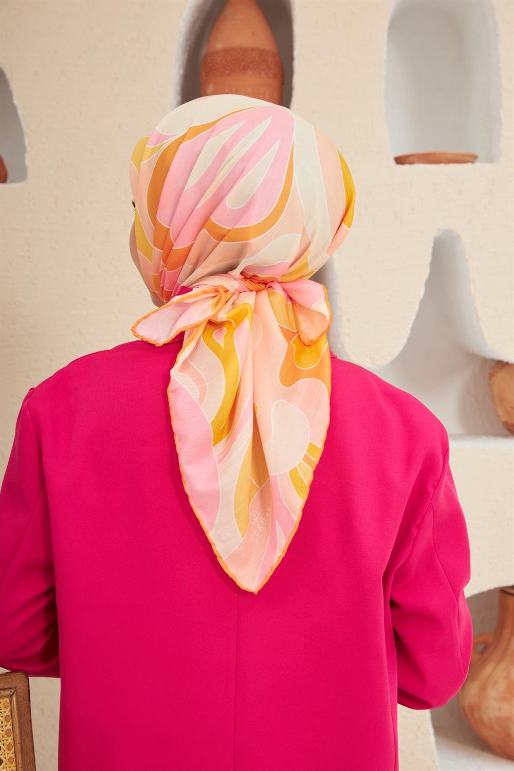 Pamuk Eşarp - İpekhan Yeni Twist Modeli  - SEIHE1133-07