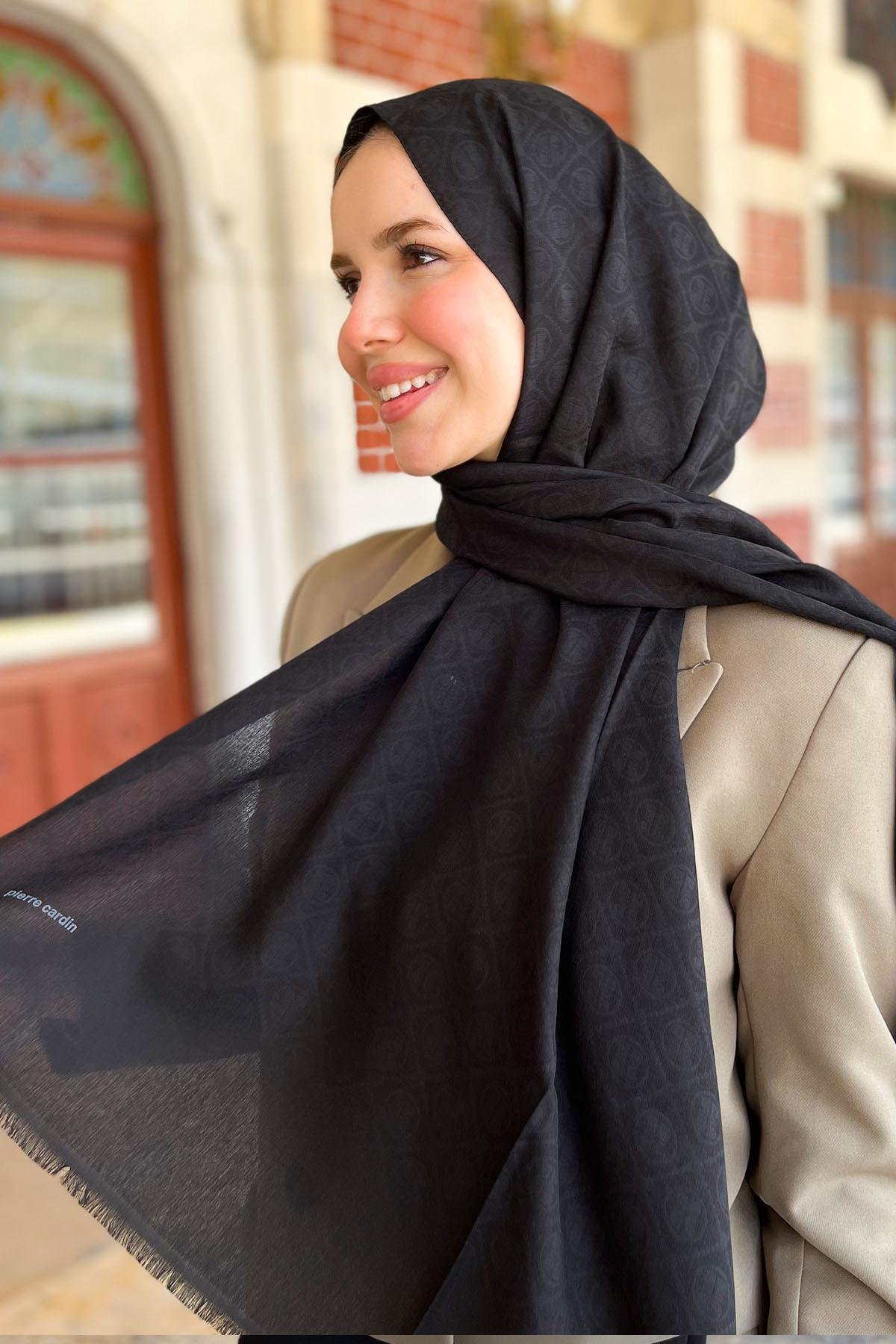 Pierre Cardin Elegans Monogram Şal - 1090700-911 - Renk