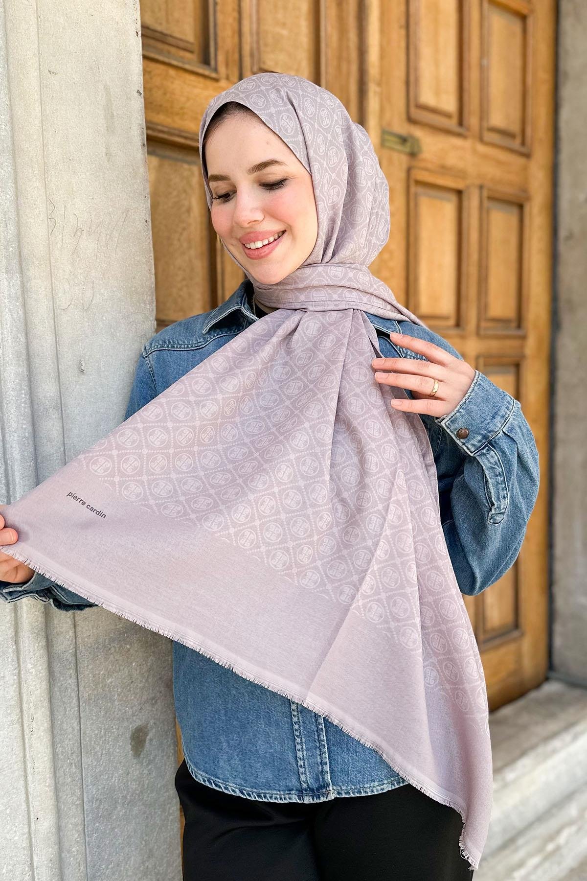 Pierre Cardin Elegans Monogram Şal - 1090700-991 - Renk