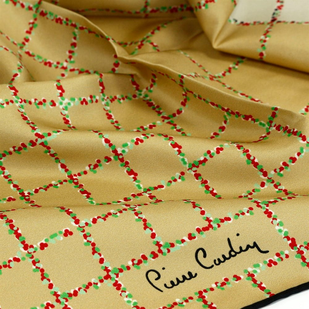 Pierre Cardin İpek Eşarp - 2019 İlkbahar-Yaz  - 7841438-912 - Tivil