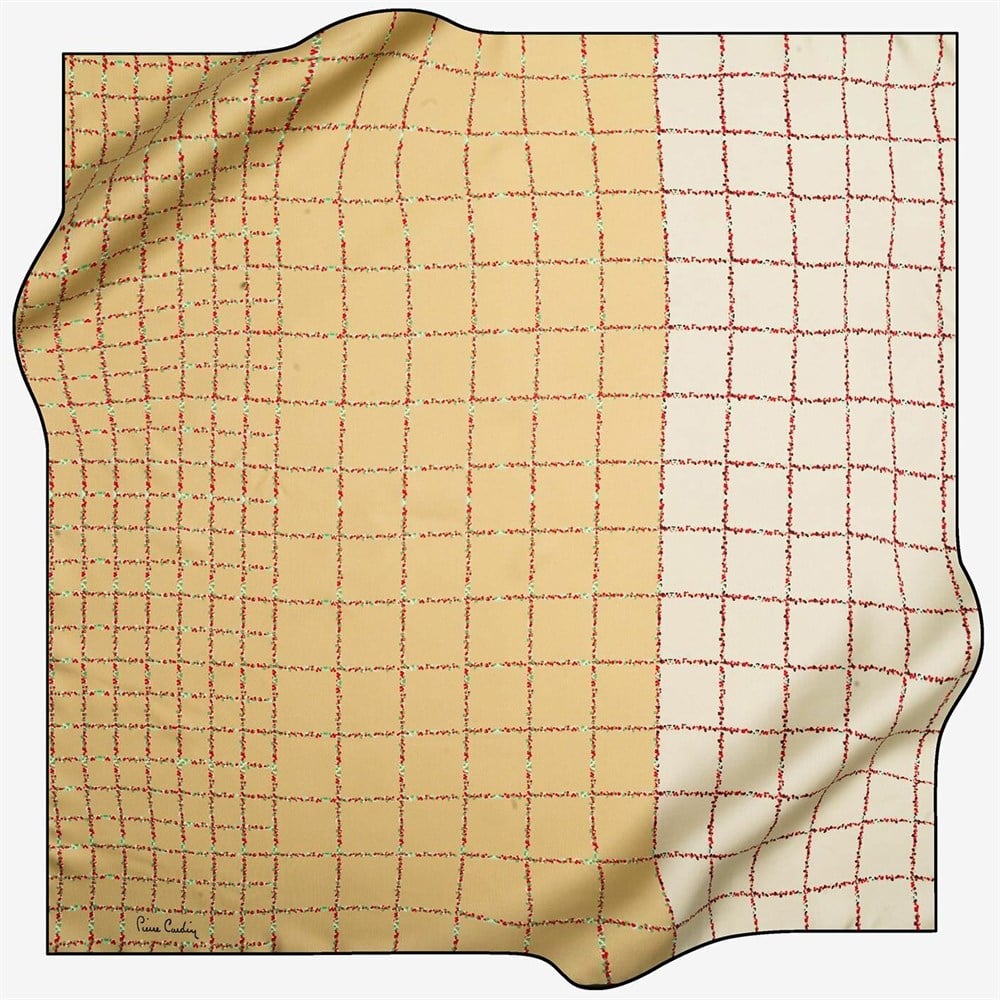 Pierre Cardin İpek Eşarp - 2019 İlkbahar-Yaz  - 7841438-912 - Tivil