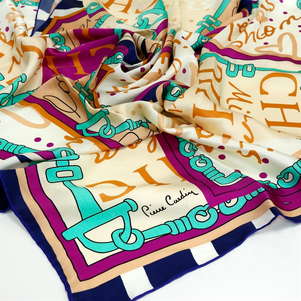 Pierre Cardin İpek Eşarp - 2019 İlkbahar-Yaz - 7850230-322 - Sura