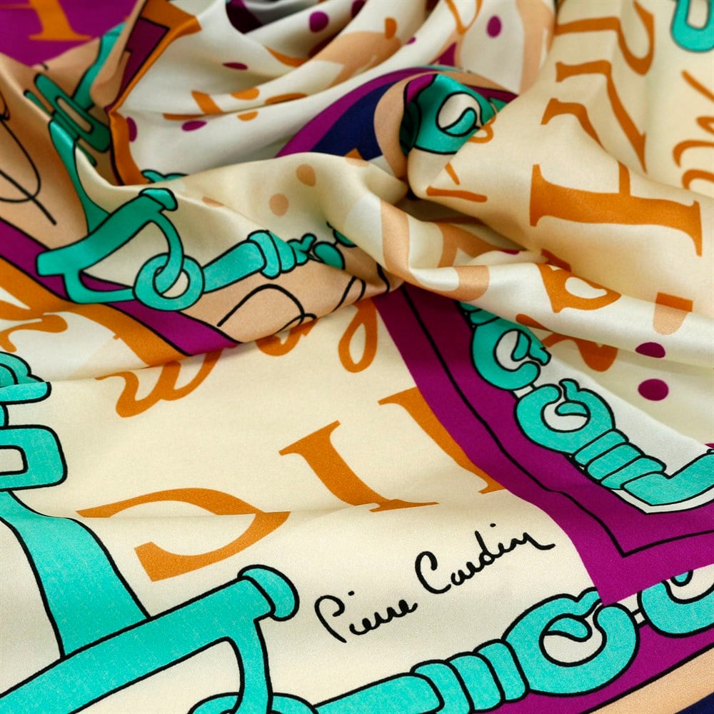 Pierre Cardin İpek Eşarp - 2019 İlkbahar-Yaz - 7850230-322 - Sura