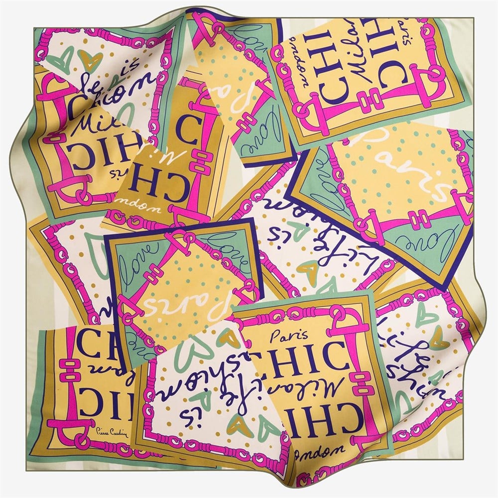 Pierre Cardin İpek Eşarp - 2019 İlkbahar-Yaz - 7850230-351 - Sura