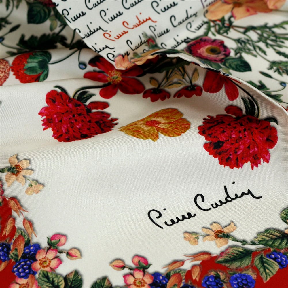 Pierre Cardin İpek Eşarp - 2019 İlkbahar-Yaz - 7777438-911 - Tivil