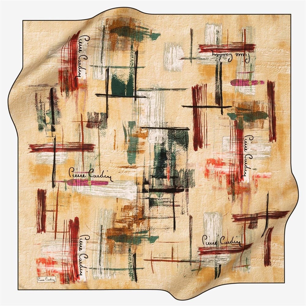 Pierre Cardin İpek Eşarp - 2020 İlkbahar-Yaz - 8102438-912 - Tivil