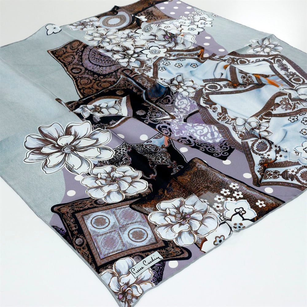 Pierre Cardin İpek Eşarp - 2021 İlkbahar-Yaz - 8209438-971 - Tivil