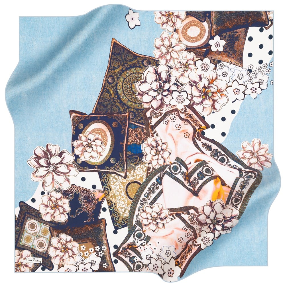 Pierre Cardin Silk Scarf - 2021 Spring-Summer - 8209230-323 - Satin