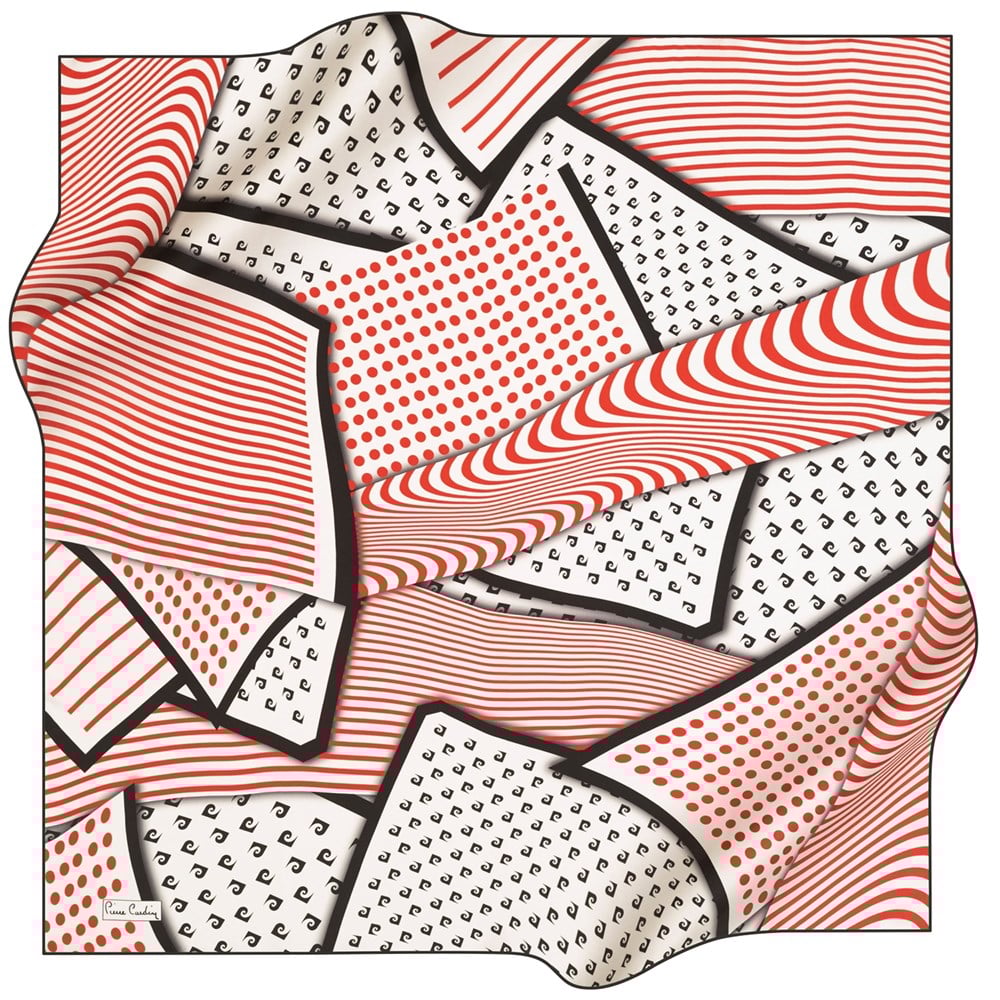 Pierre Cardin Silk Scarf - 2021 Spring-Summer - 8300438-912 - Twill