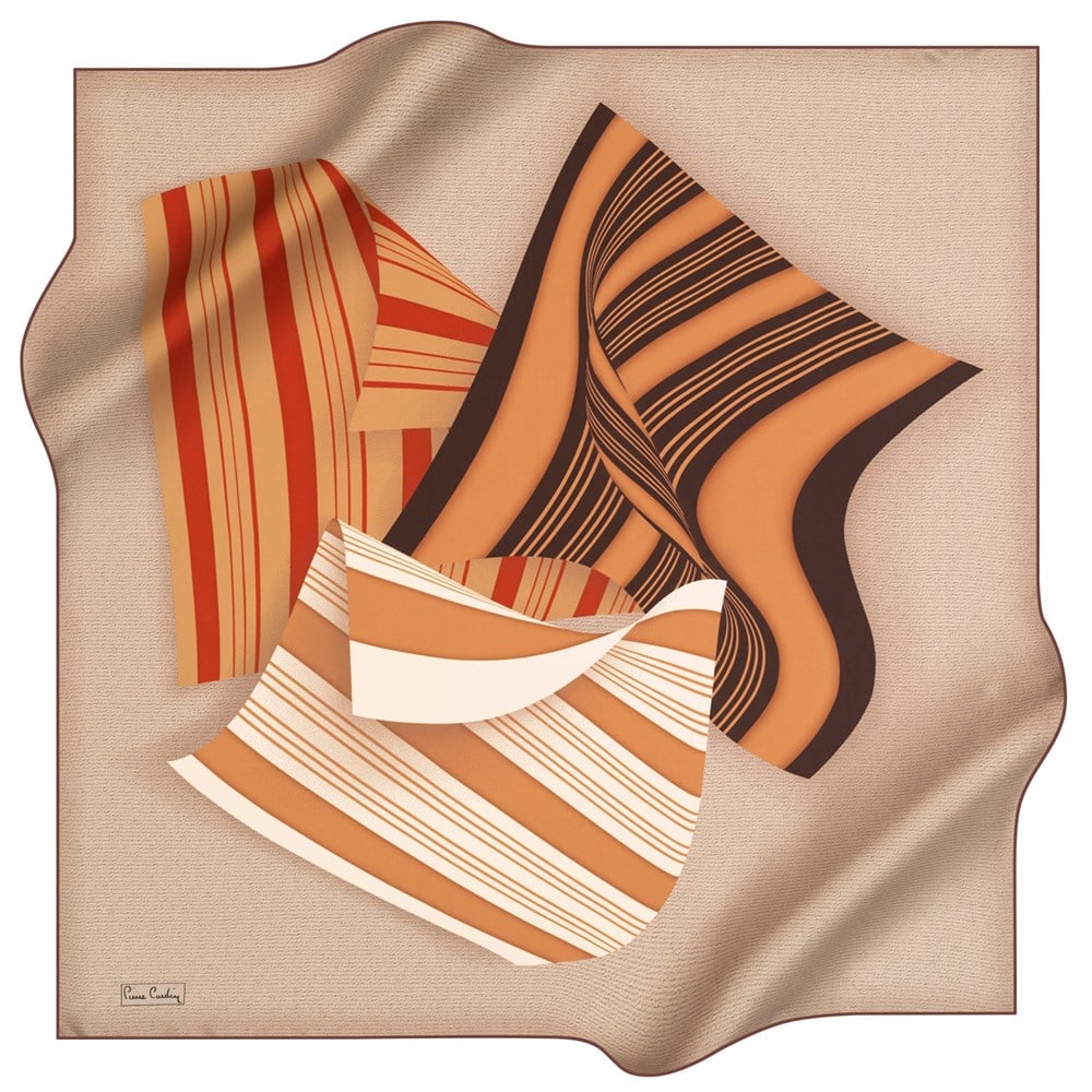 Pierre Cardin Silk Scarf - 2021 Spring-Summer - 8262230-342 - Satin