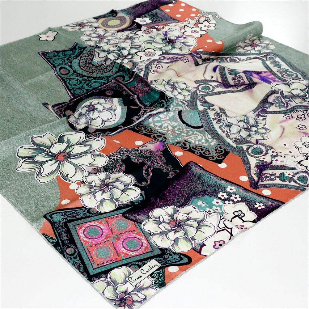 Pierre Cardin İpek Eşarp - 2021 İlkbahar-Yaz - 8209438-952 - Tivil