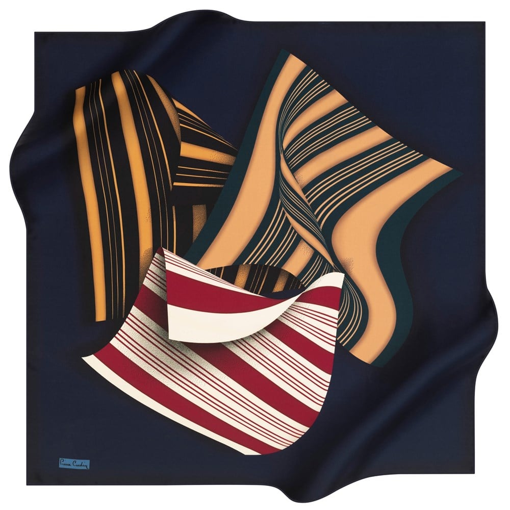 Pierre Cardin Silk Scarf - 2021 Spring-Summer - 8262438-921 - Twill