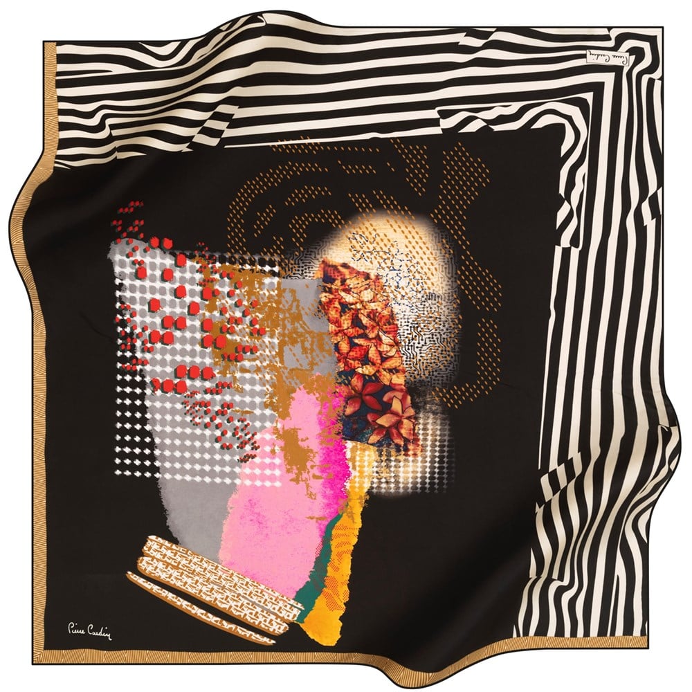 Pierre Cardin Silk Scarf - 2021 Spring-Summer - 8275438-914 - Twill