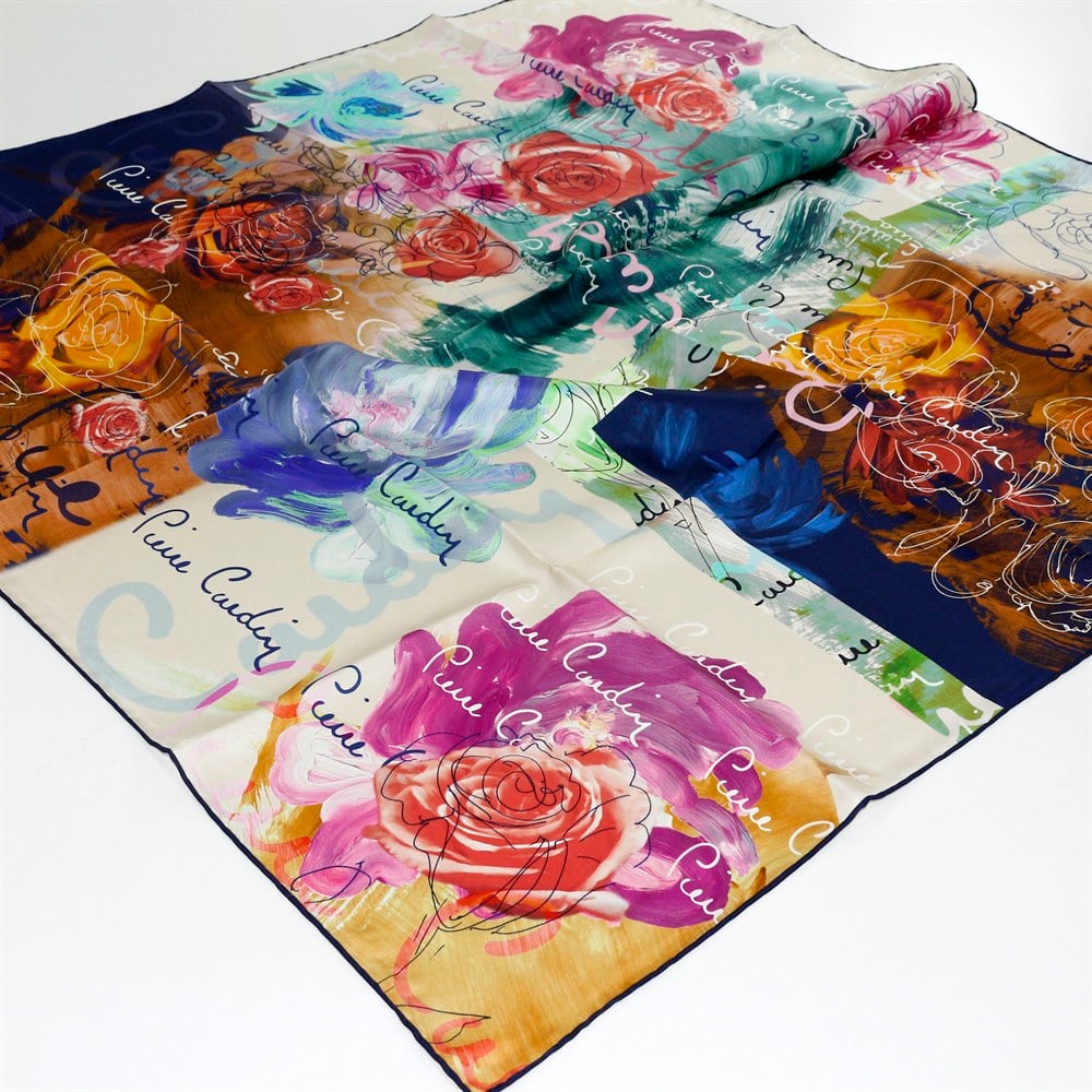 Pierre Cardin İpek Eşarp - 2021 İlkbahar-Yaz - 8284230-322 - Sura