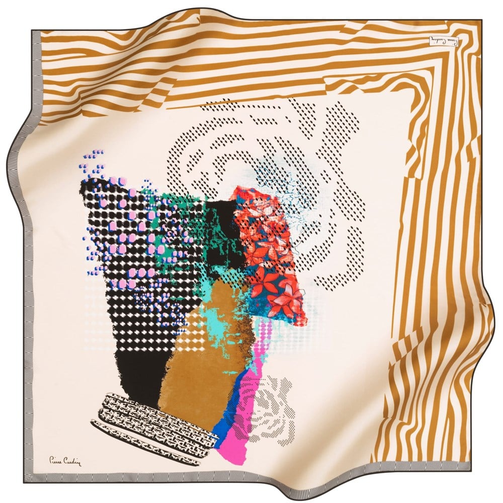 Pierre Cardin Silk Scarf - 2021 Spring-Summer - 8275438-915 - Twill