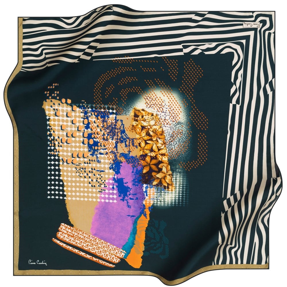 Pierre Cardin Silk Scarf - 2021 Spring-Summer - 8275438-952 - Twill