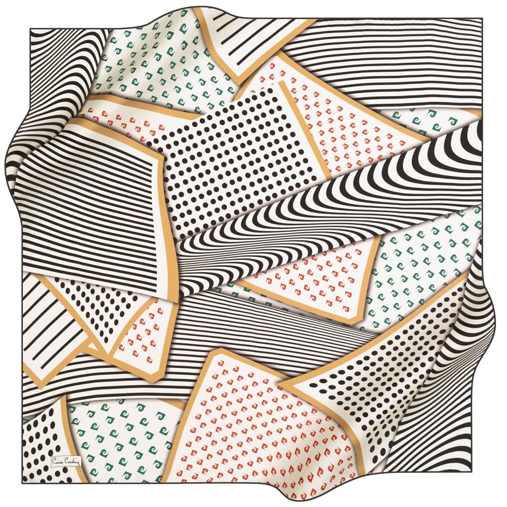 Pierre Cardin Silk Scarf - 2021 Spring-Summer - 8300438-915 - Twill