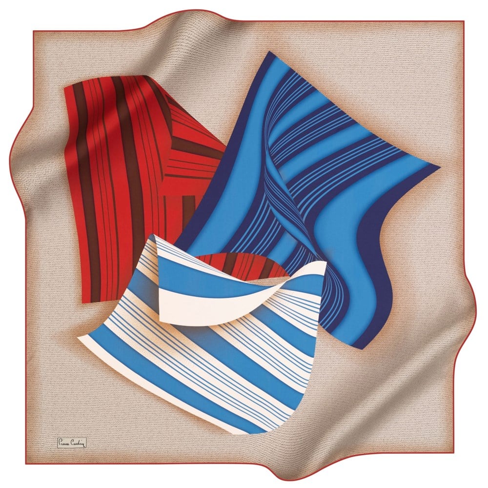 Pierre Cardin Silk Scarf - 2021 Spring-Summer - 8262230-341 - Satin
