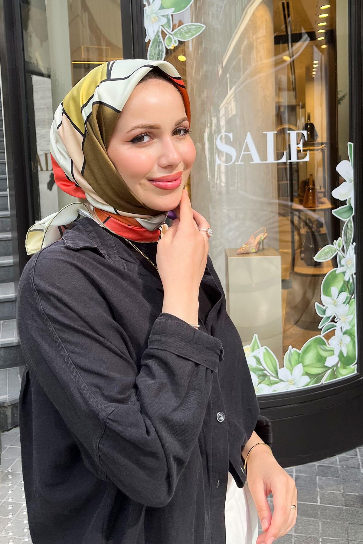 Pierre Cardin Silk Scarf - 2021 Spring-Summer - 8246438-951 - Twill