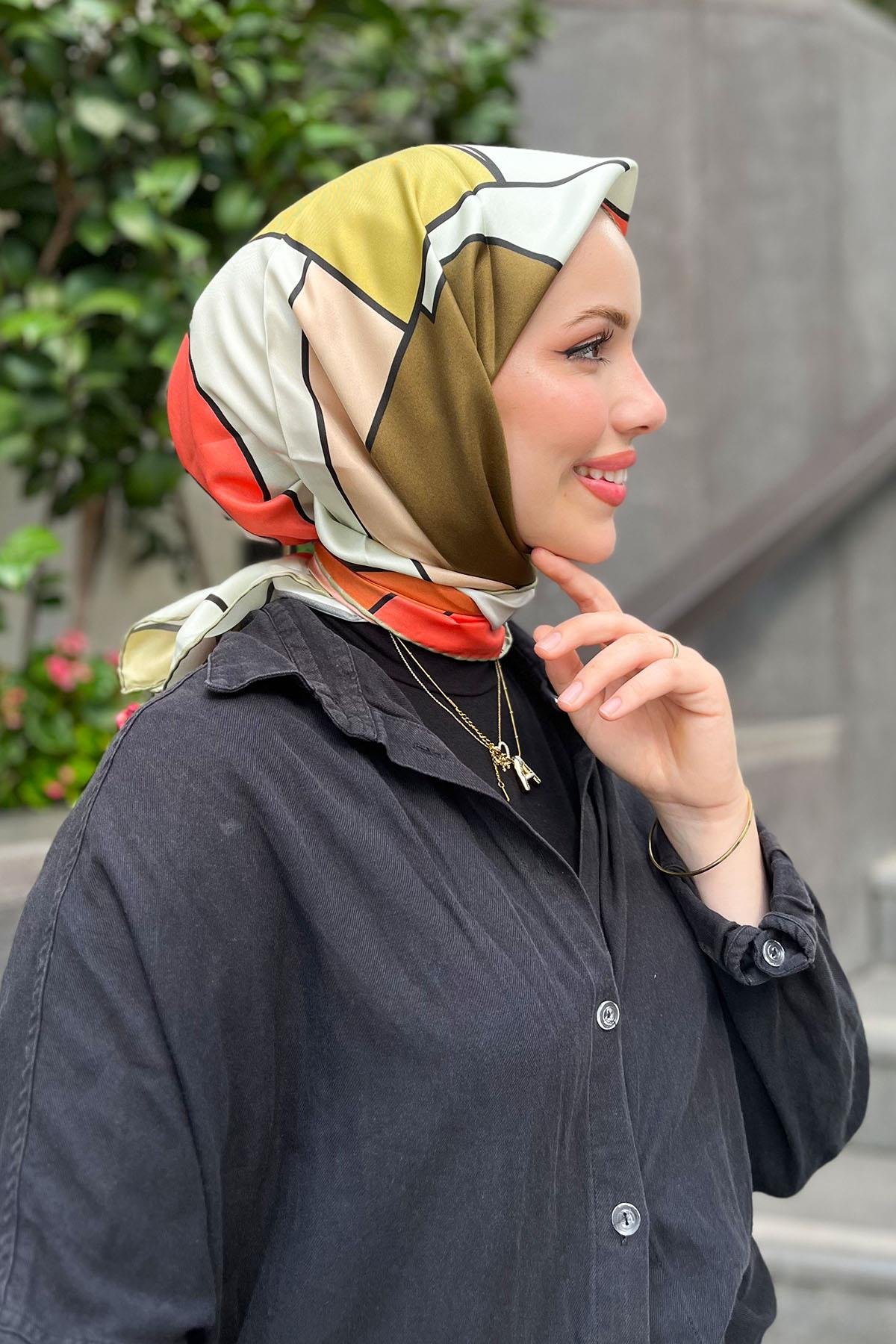 Pierre Cardin Silk Scarf - 2021 Spring-Summer - 8246438-951 - Twill