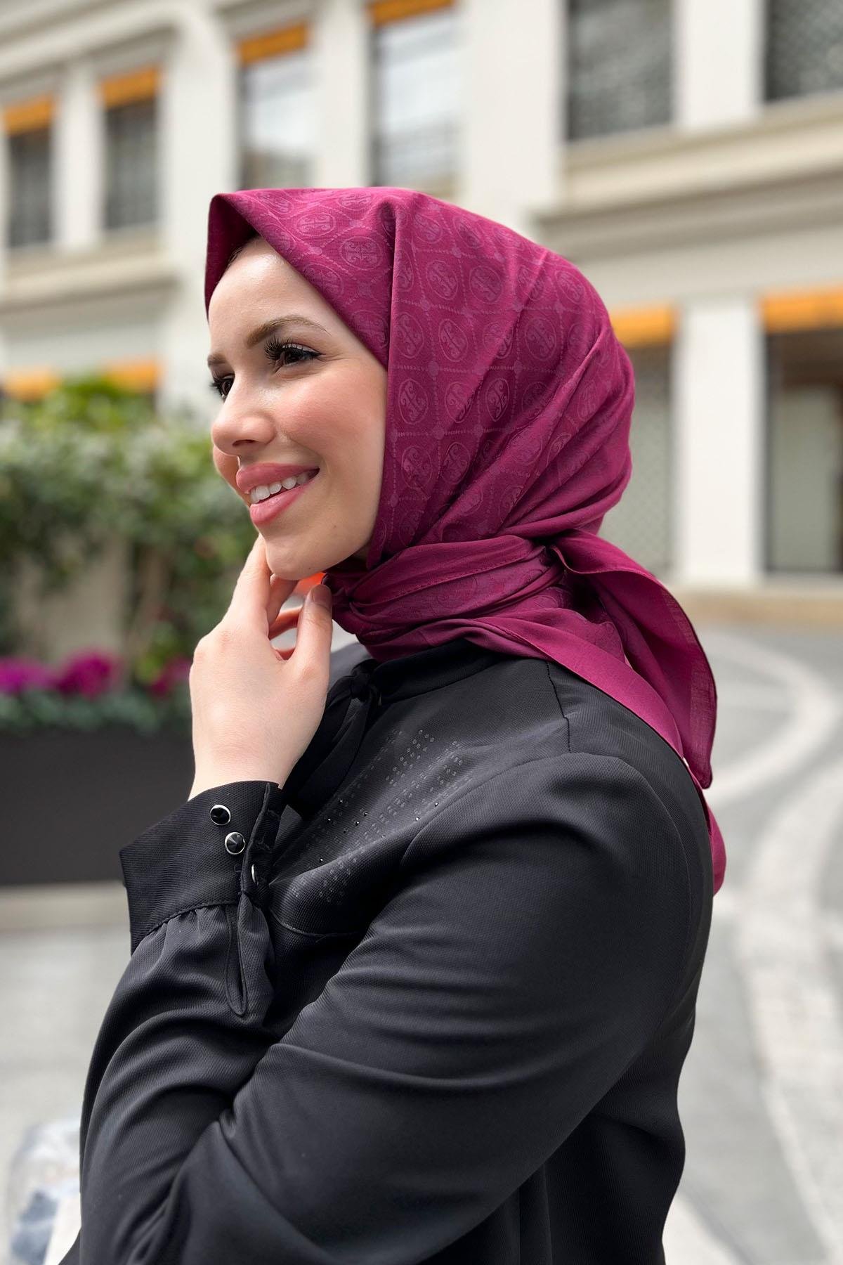 Pierre Cardin Koton Eşarp - 1030400-993 - Koyu Pembe