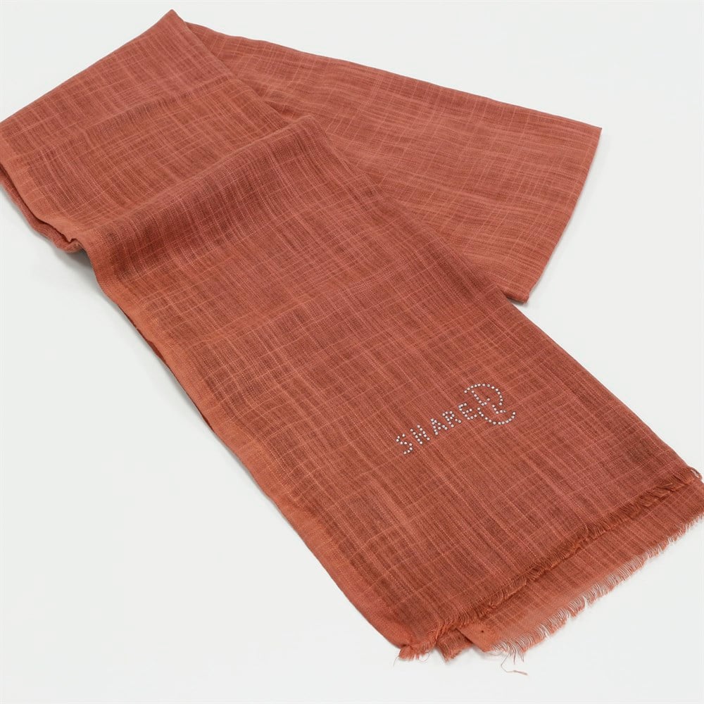 Share Keten Şal - 03 Kiremit