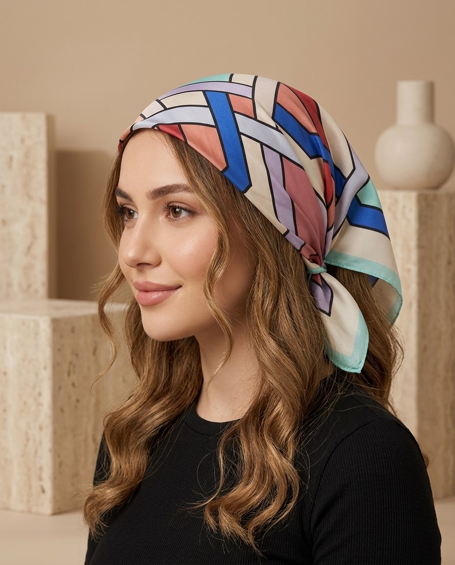 Sisley Bandana - Flora - 2017-038 - Mint