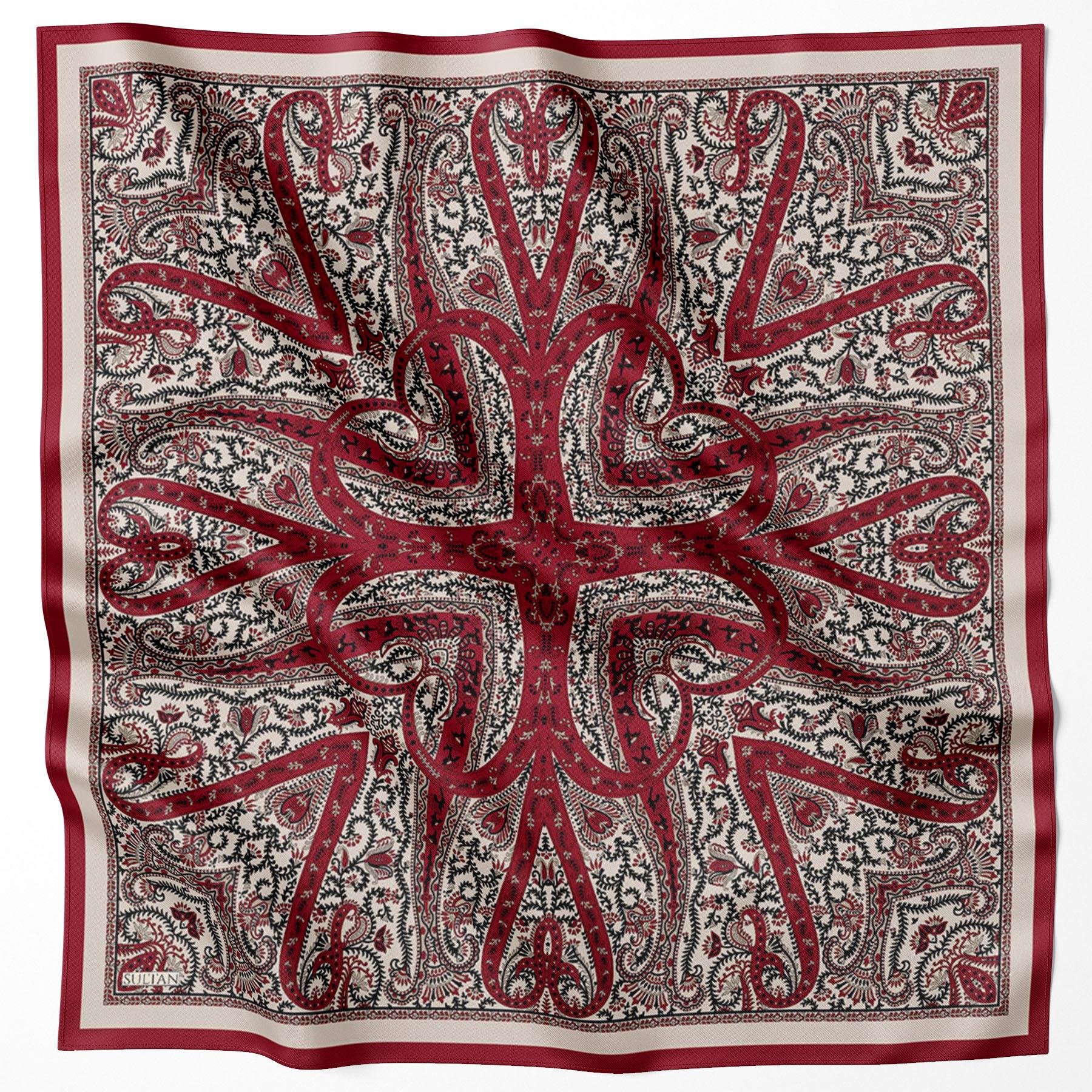 Sultan Fresh Pamuk Eşarp - Çini Desen - SFE012-05