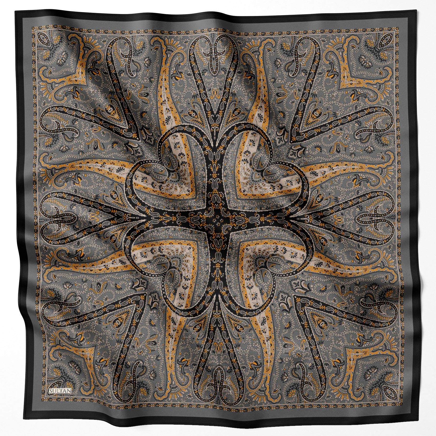 Sultan Fresh Pamuk Eşarp - Çini Desen - SFE012-04