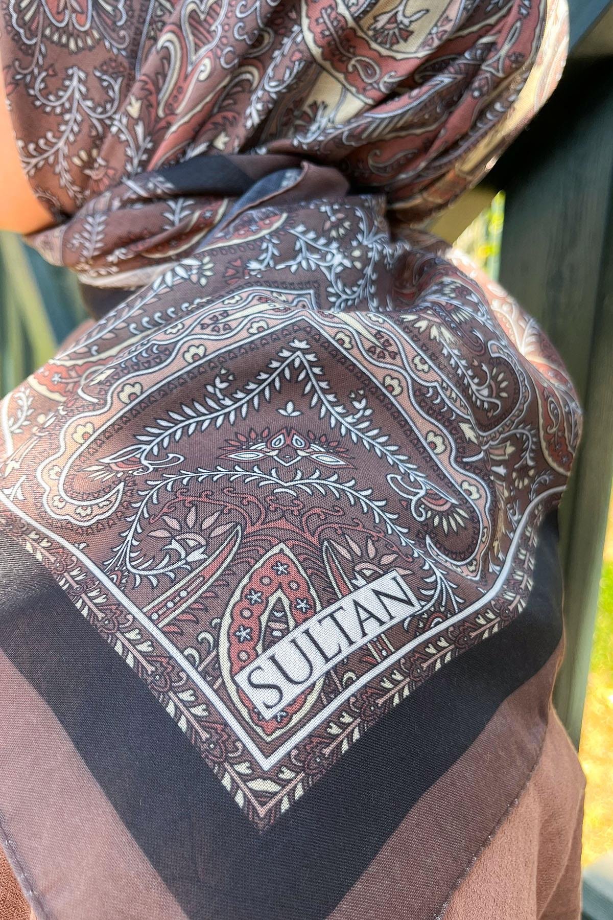 Sultan Fresh Pamuk Eşarp - Çini Desen - SFE012-02