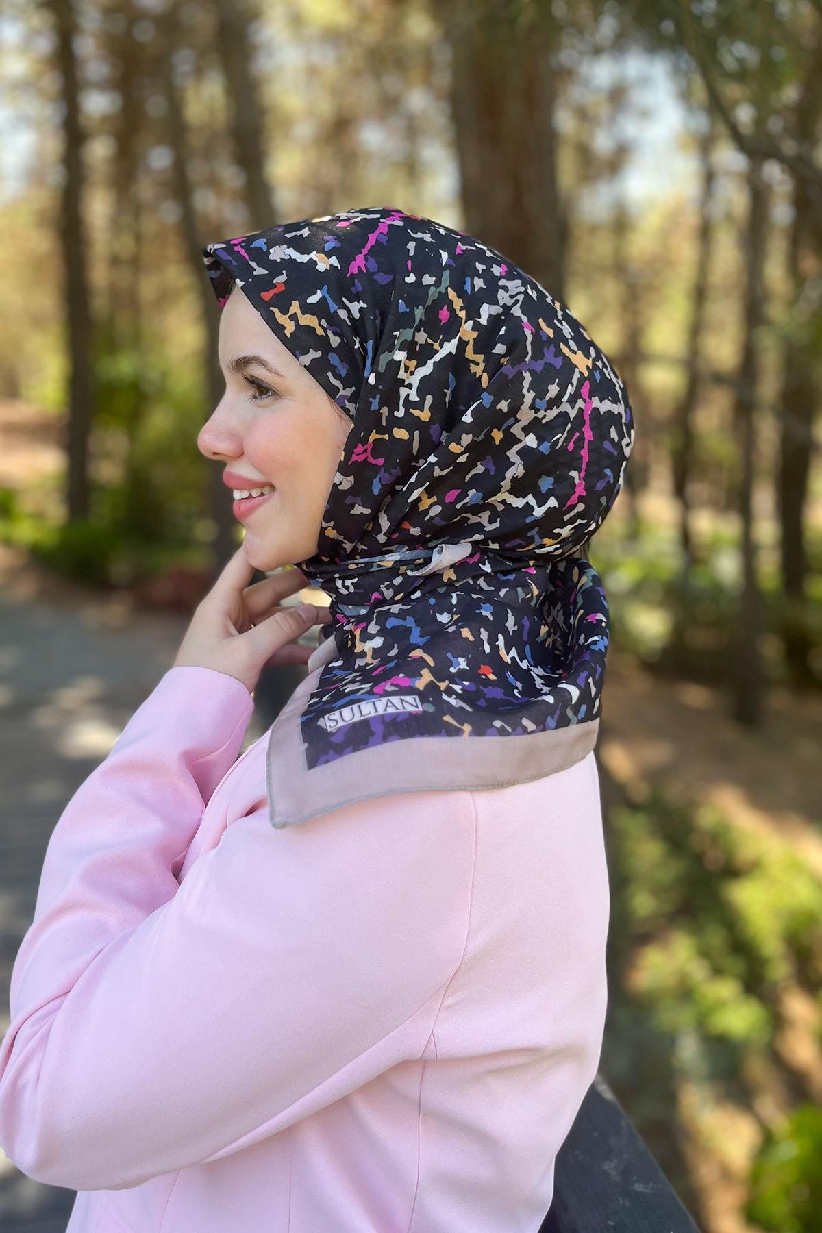 Sultan Fresh Pamuk Eşarp - Çıtır Desen - SFE011-08