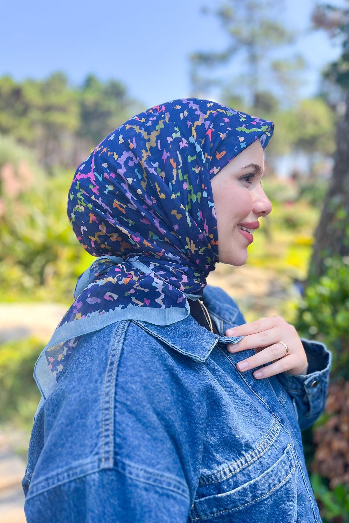 Sultan Fresh Pamuk Eşarp - Çıtır Desen - SFE011-04