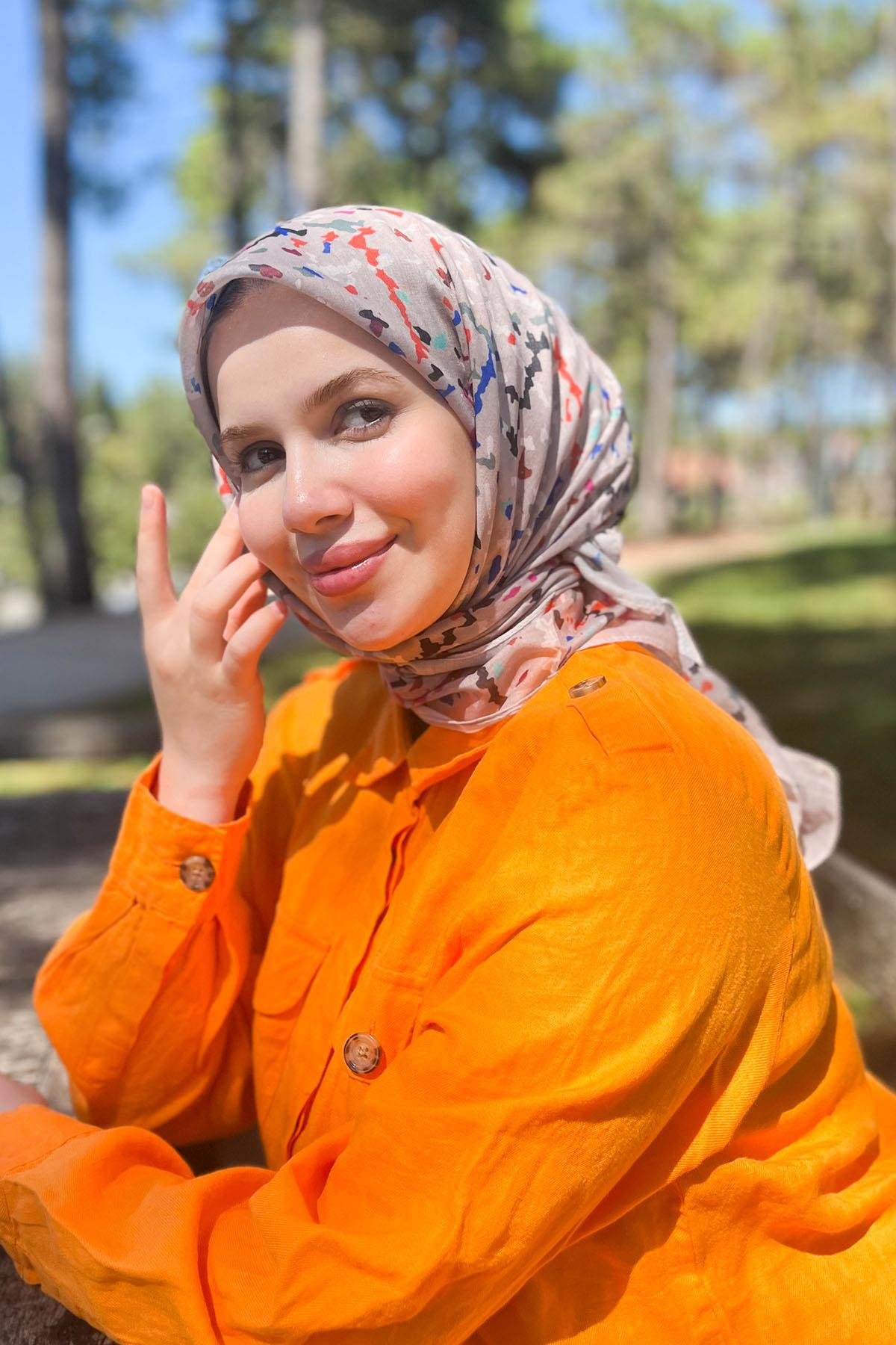 Sultan Fresh Pamuk Eşarp - Çıtır Desen - SFE011-06