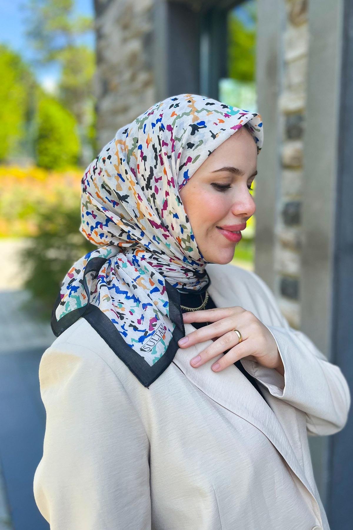 Sultan Fresh Pamuk Eşarp - Çıtır Desen - SFE011-02