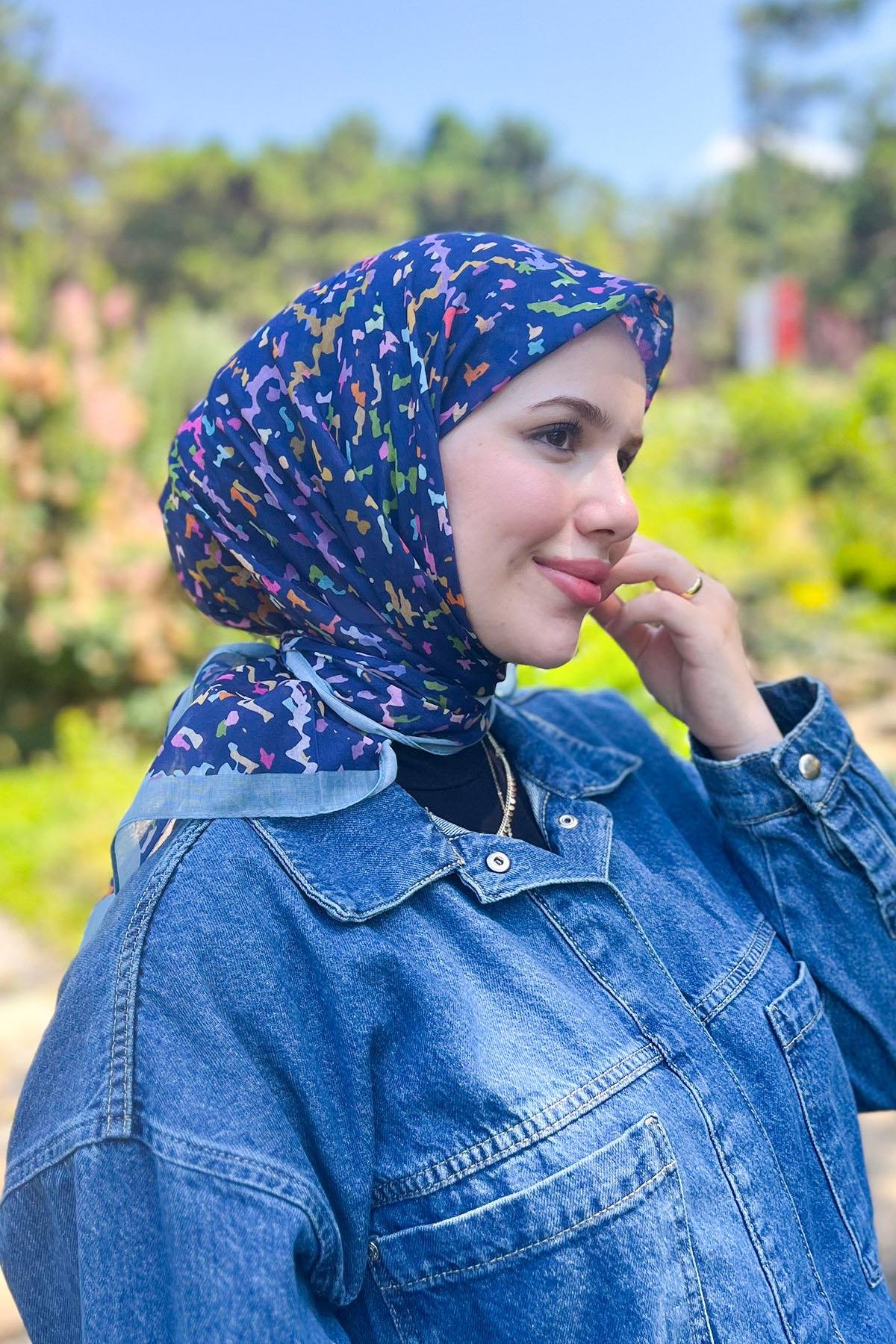 Sultan Fresh Pamuk Eşarp - Çıtır Desen - SFE011-04