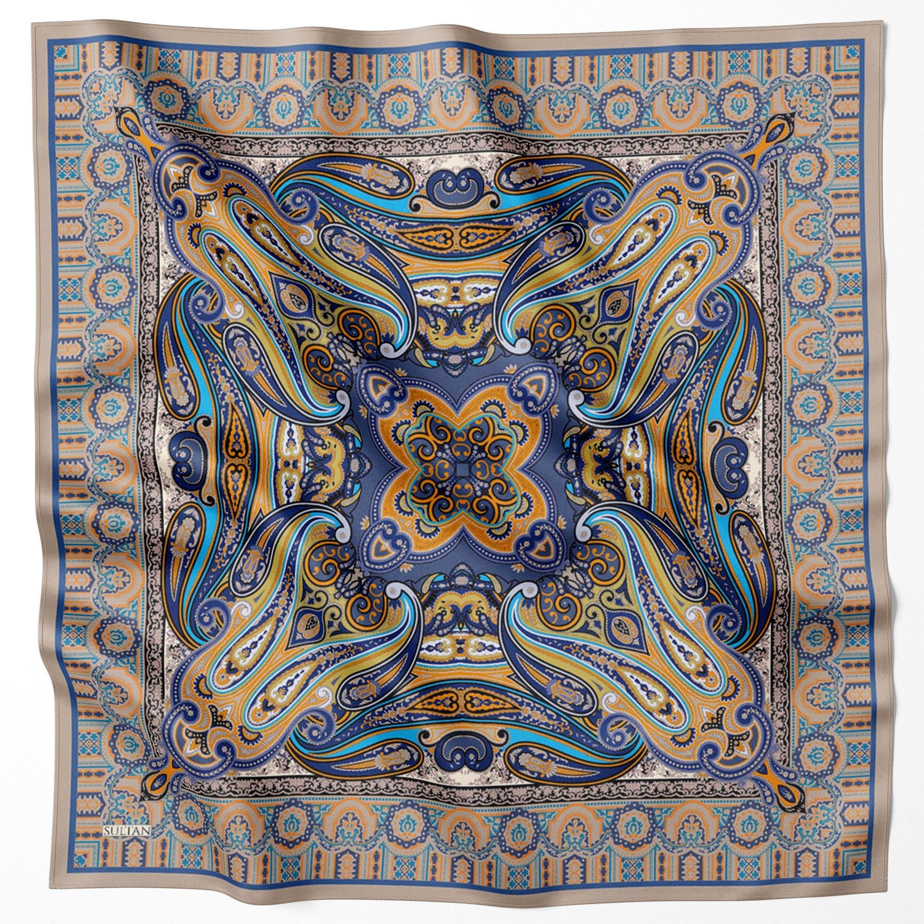 Sultan Fresh Pamuk Eşarp - Etnik Desen - SFE008-06