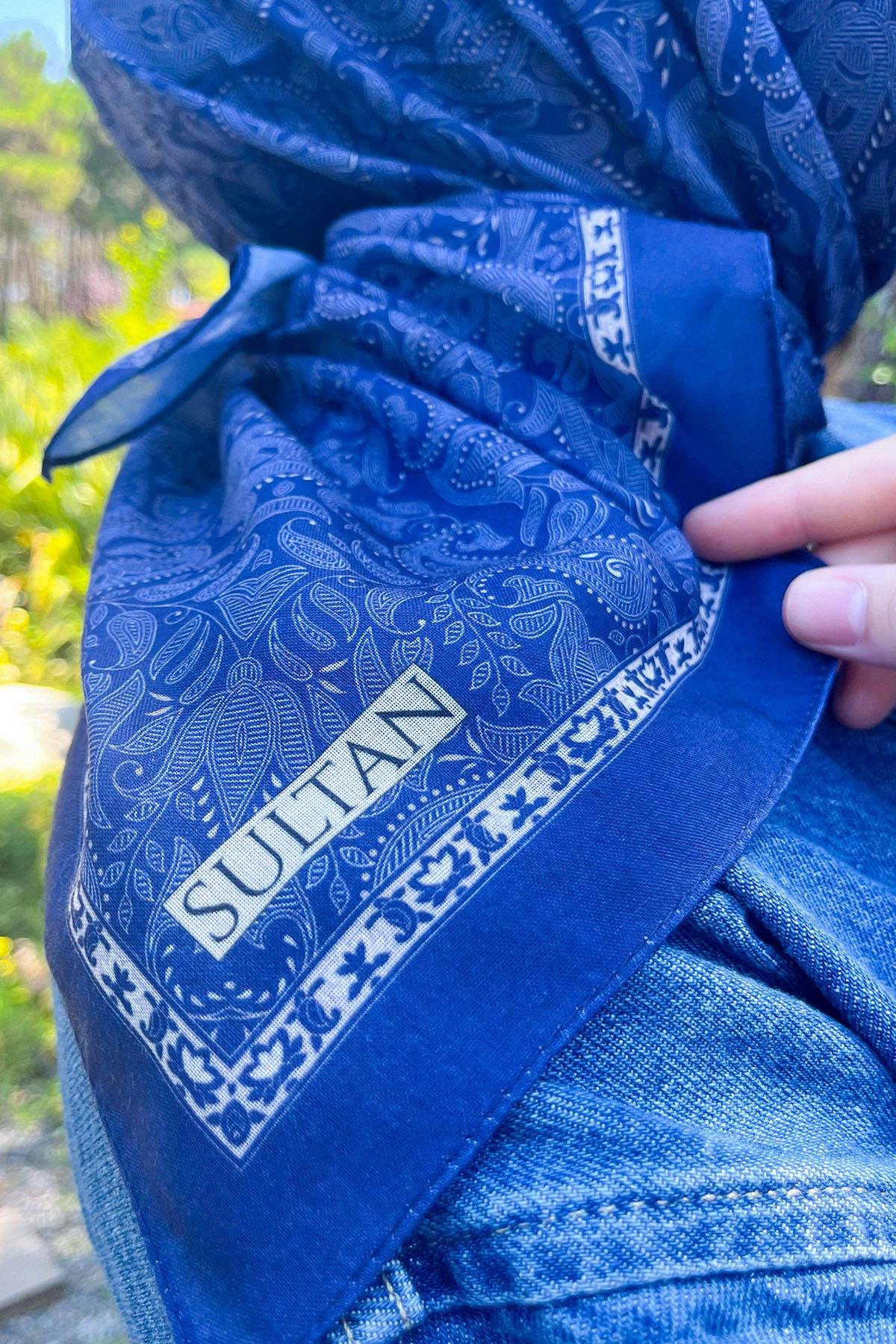 Sultan Fresh Pamuk Eşarp - Mono Şal Deseni - SFE010-12