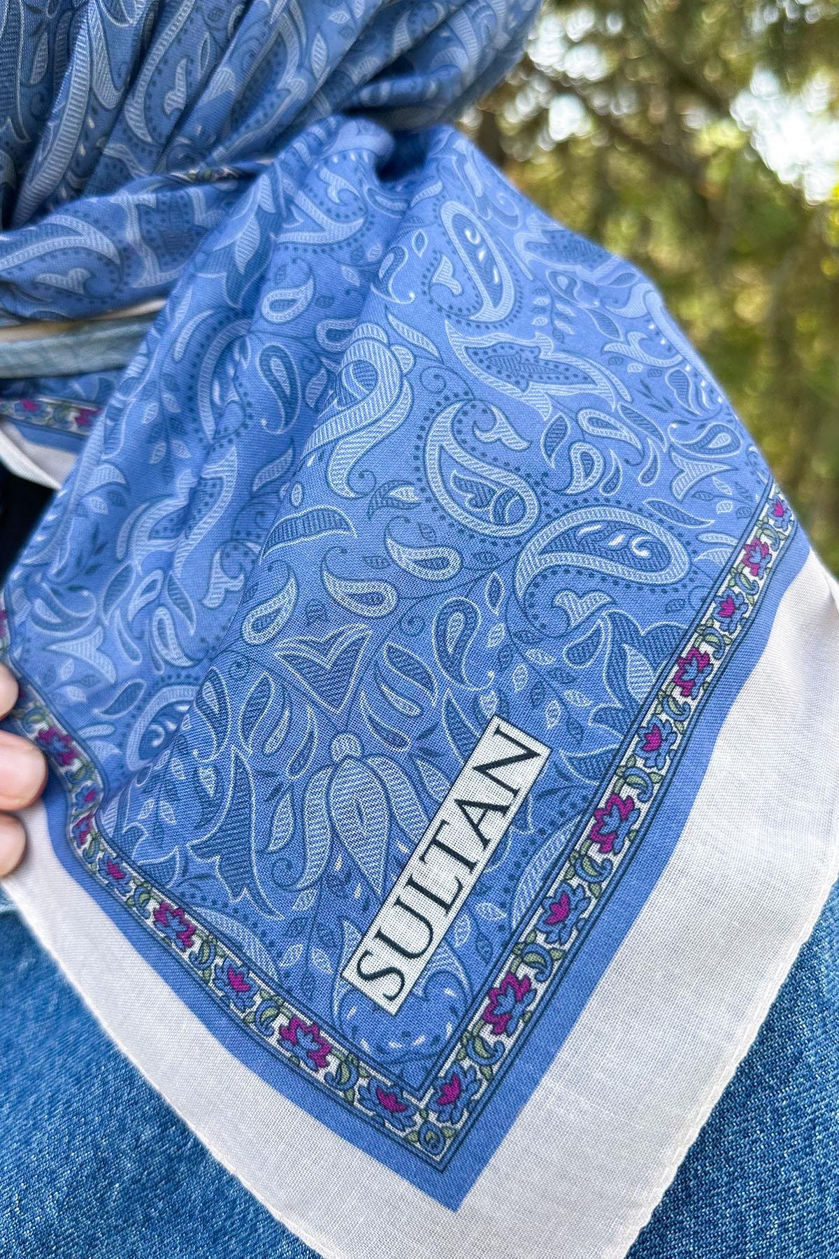 Sultan Fresh Pamuk Eşarp - Mono Şal Deseni - SFE010-03