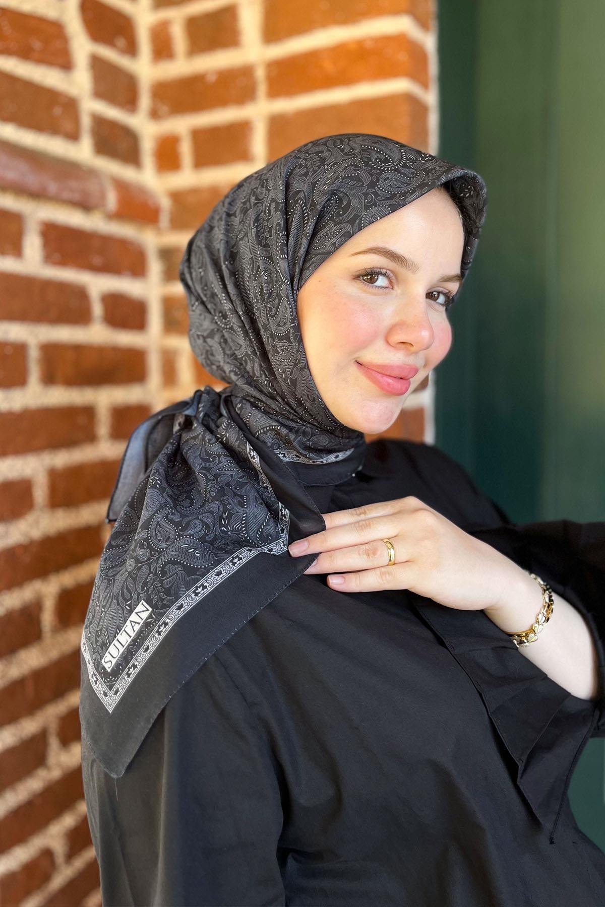 Sultan Fresh Pamuk Eşarp - Mono Şal Deseni - SFE010-04