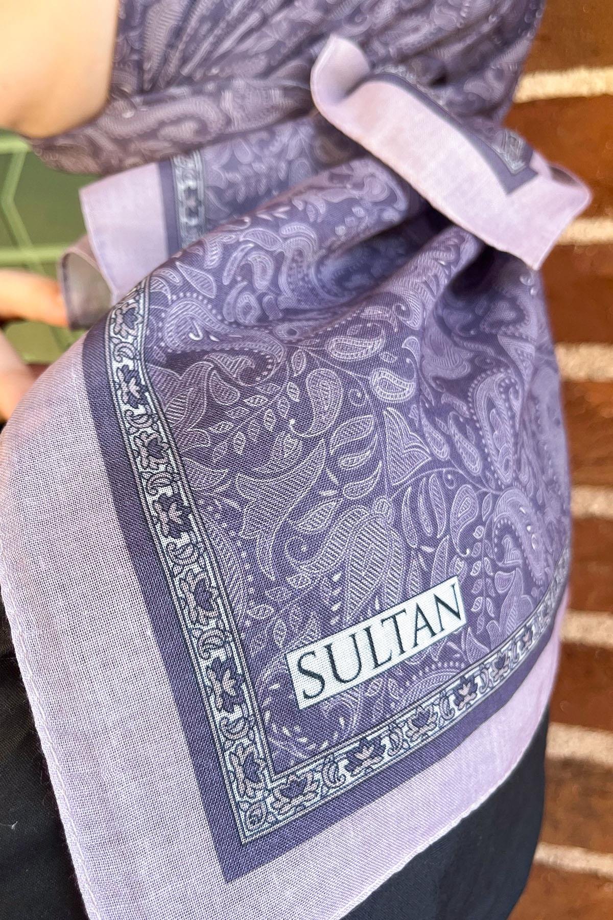 Sultan Fresh Pamuk Eşarp - Mono Şal Deseni - SFE010-10